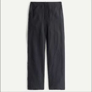 NWT J. Crew Pan Trouser High Rise Straight Leg Surplus Pocket Patch Utility Wide